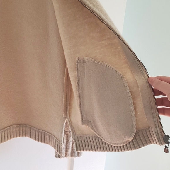 Sundance Merino Wool Alpaca blend jacket cream color size small - Picture 9 of 9